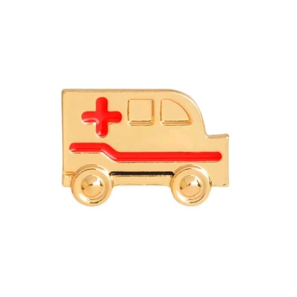 Ambulance brooch pin